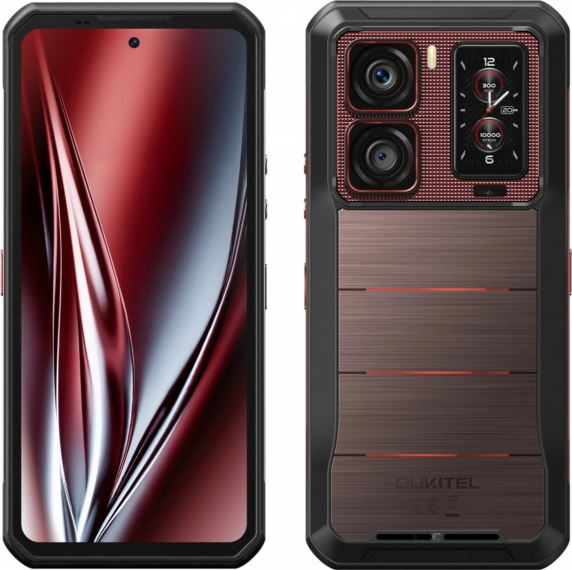 Celular OUKITEL WP300 5G 12/512GB IP69K bateri 16000 mAh i kuq