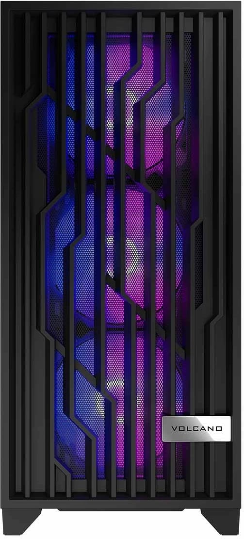Kasë MODECOM Volcano Perun Apex ARGB Midi, e zezë