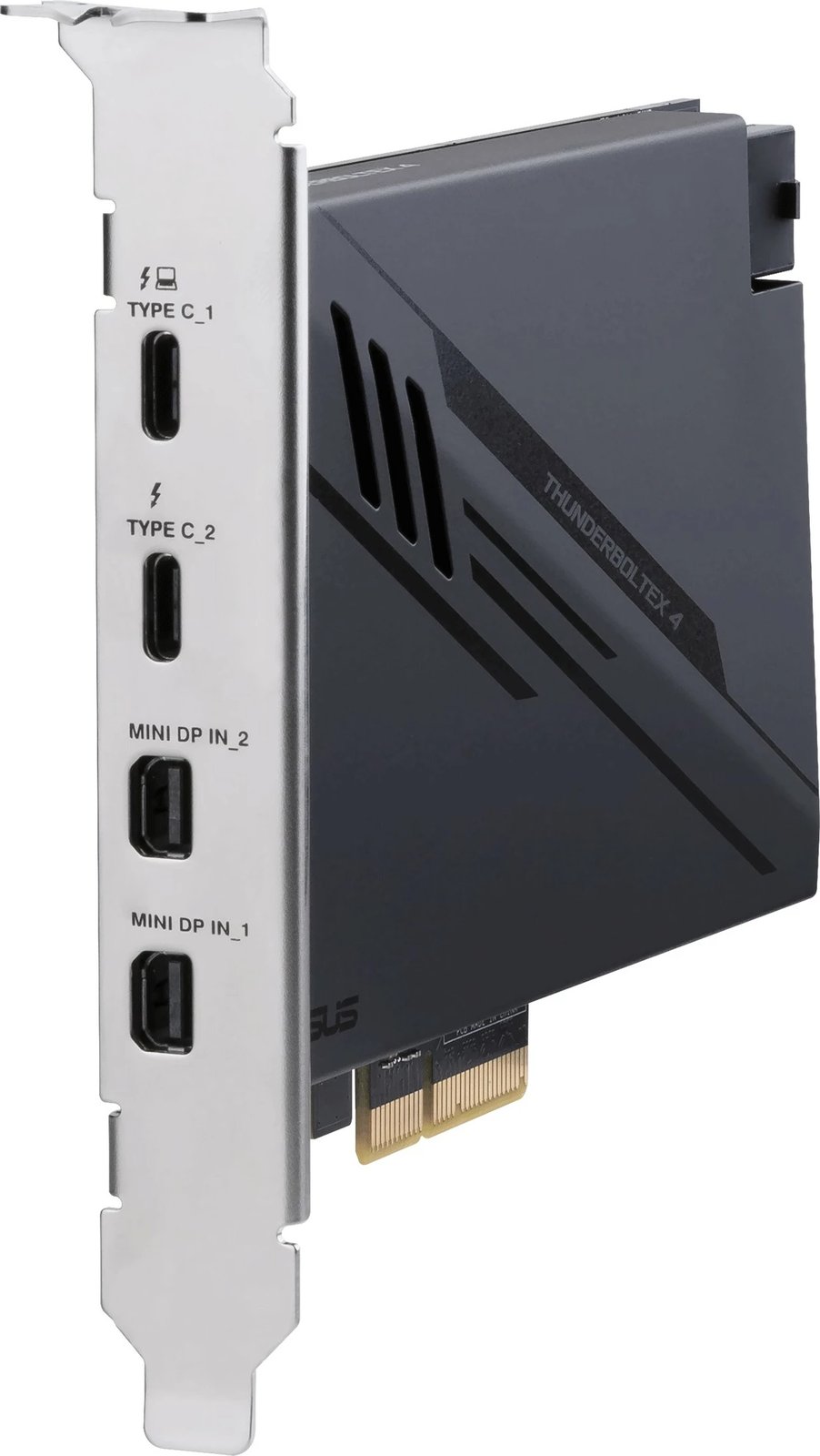 Kartë zgjeruese ASUS ThunderboltEX 4, PCIe, Thunderbolt 4, USB 3.2 Gen 2, e zezë
