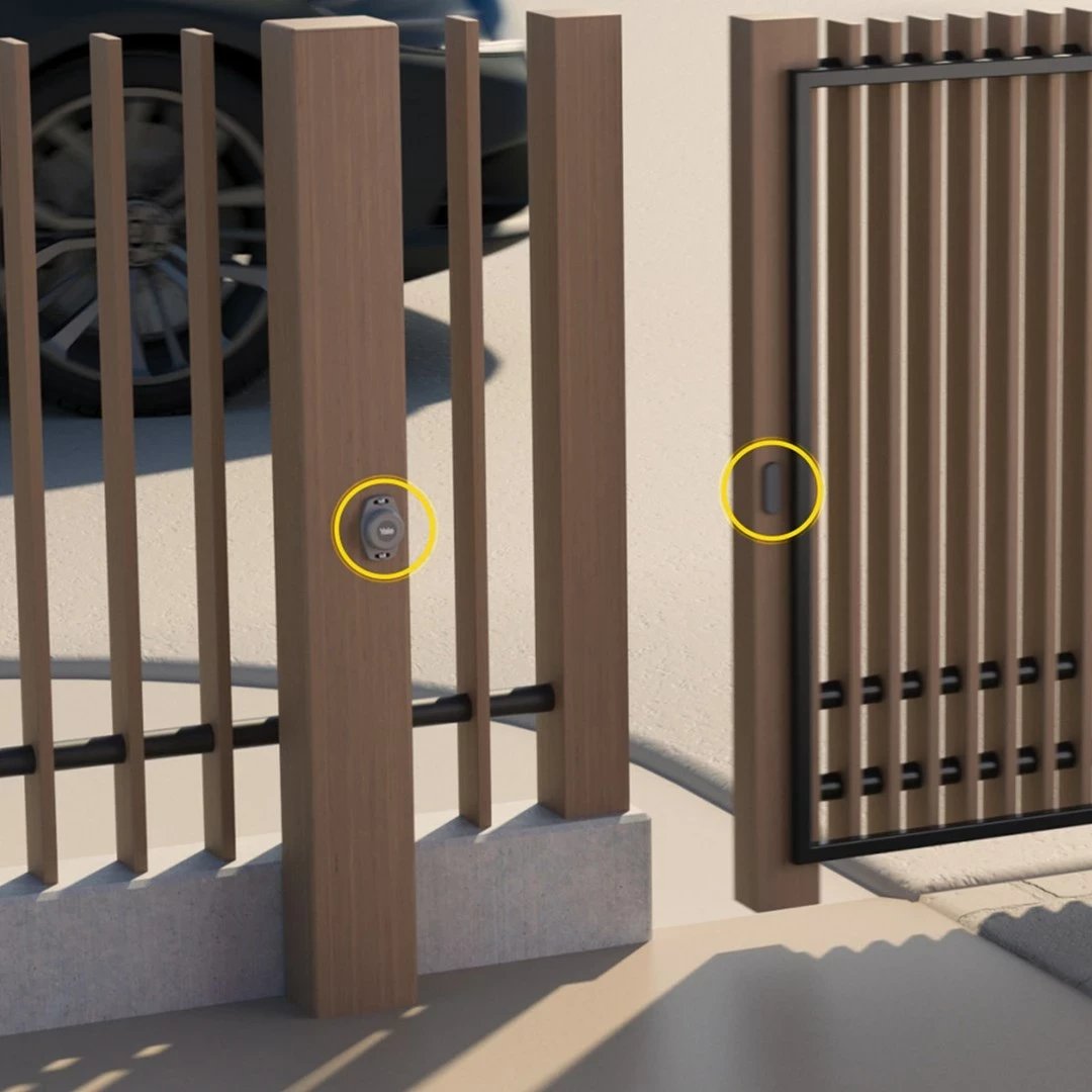 Sensor Yale për hapës të garazhit, i zi