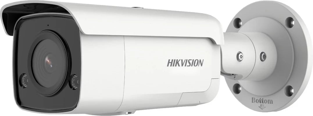 Kamerë sigurie IP Hikvision DS-2CD2T86G2-ISU/SL, 8MP, 4K, Bullet, për jashtë, Bardhë