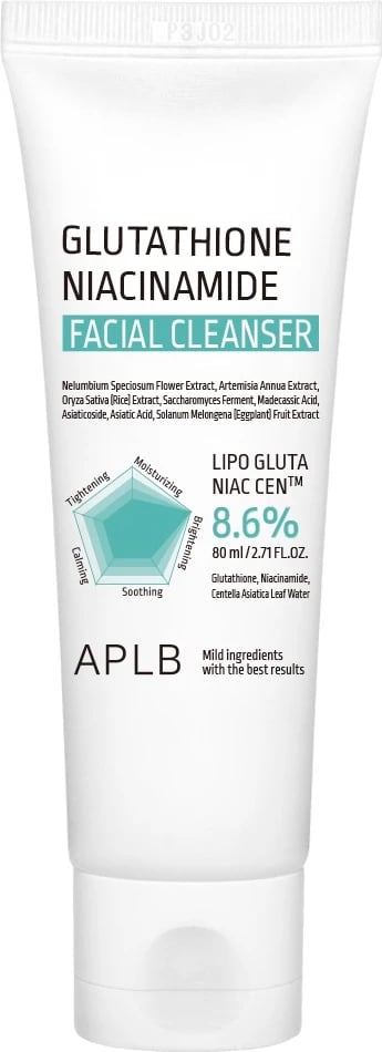 Xhel pastrues fytyre për femra APLB Glutathione Niacinamide 80ml
