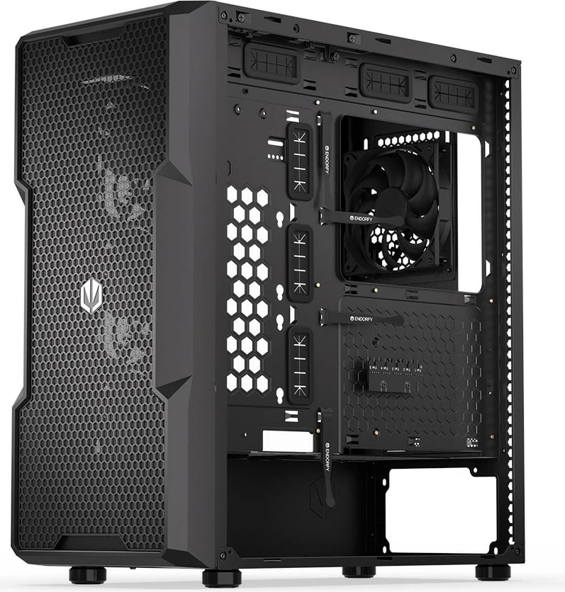 Kasë Endorfy Regnum 400 Air, Midi Tower, Tempered Glass, E zezë