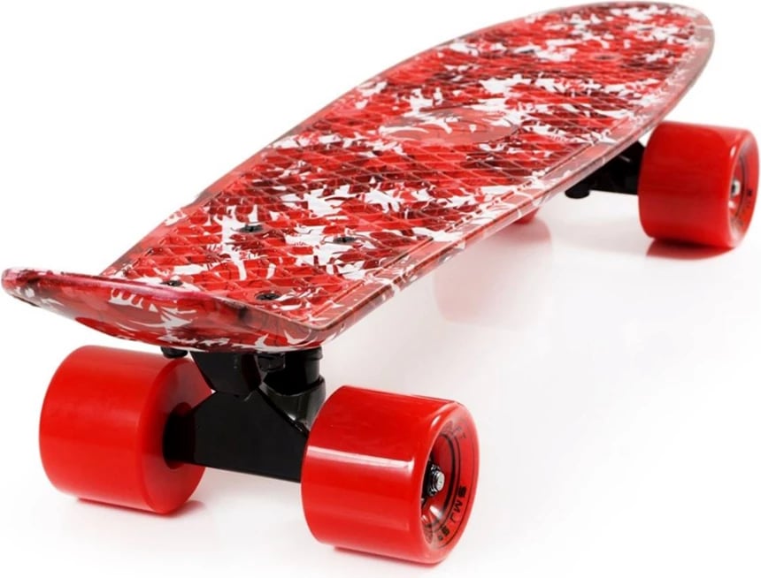 Skateboard unisex SMJ, e kuqe