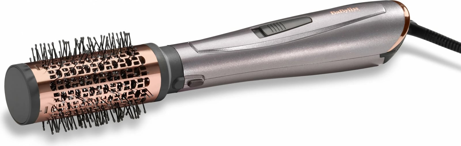 Furçë elektrike BaByliss AS136E Air Style 1000 me jone, 1000W, gri/rozë