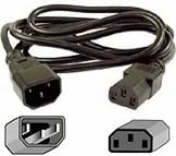 Kabllo energjie Cisco KAB CABINET JUMPER POWER CORD 250, e zezë