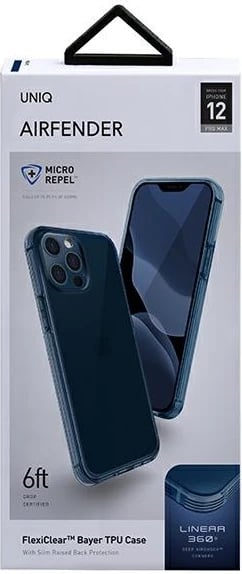 Mbështjellës UNIQ Air Fender për iPhone 12 Pro Max, Blu