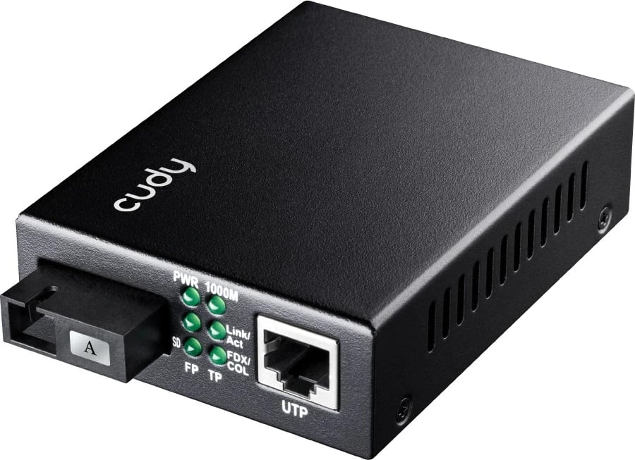 Konvertues rrjeti CUDY MC100GSB-60A, 1000 Mbit/s, single-mode, i zi