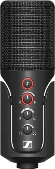 Mikrofon kondensator Sennheiser Profile Streaming Set, me krah të rregullueshëm, USB-C, i zi