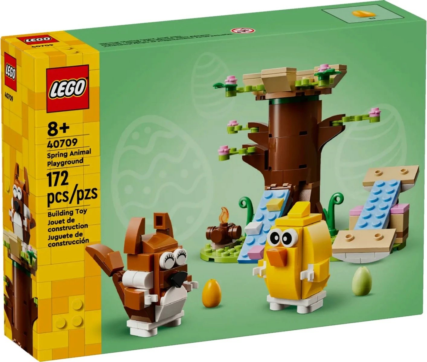 Set LEGO Spring Playground for Animals 40709, 172 pjesë, plastikë, shumëngjyrëshe
