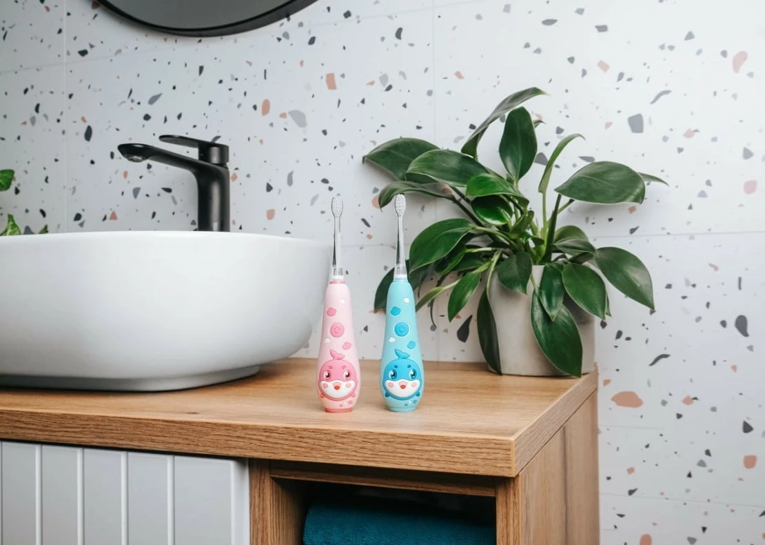 Furçë dhëmbësh elektrike Concept KIDO SMILE ZK3020 për fëmijë, Sonic, 4 koka, Kaltër