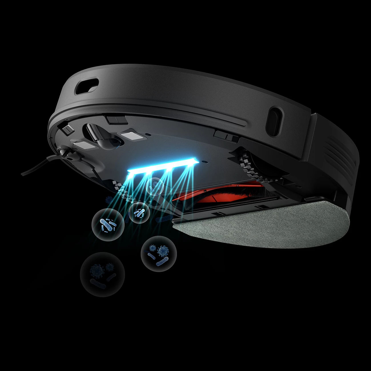 Robot pastrues UWANT U100 me mop, stacion mbushje/pastrimi, i zi