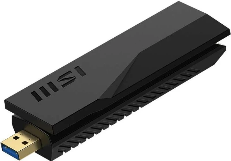 Adapter WiFi MSI BE6500, USB 3.2, WiFi 7, ekstern