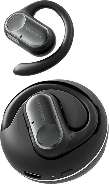 Kufje wireless Vention OpenBeat O11, Bluetooth 5.3, me mikrofon, e zezë