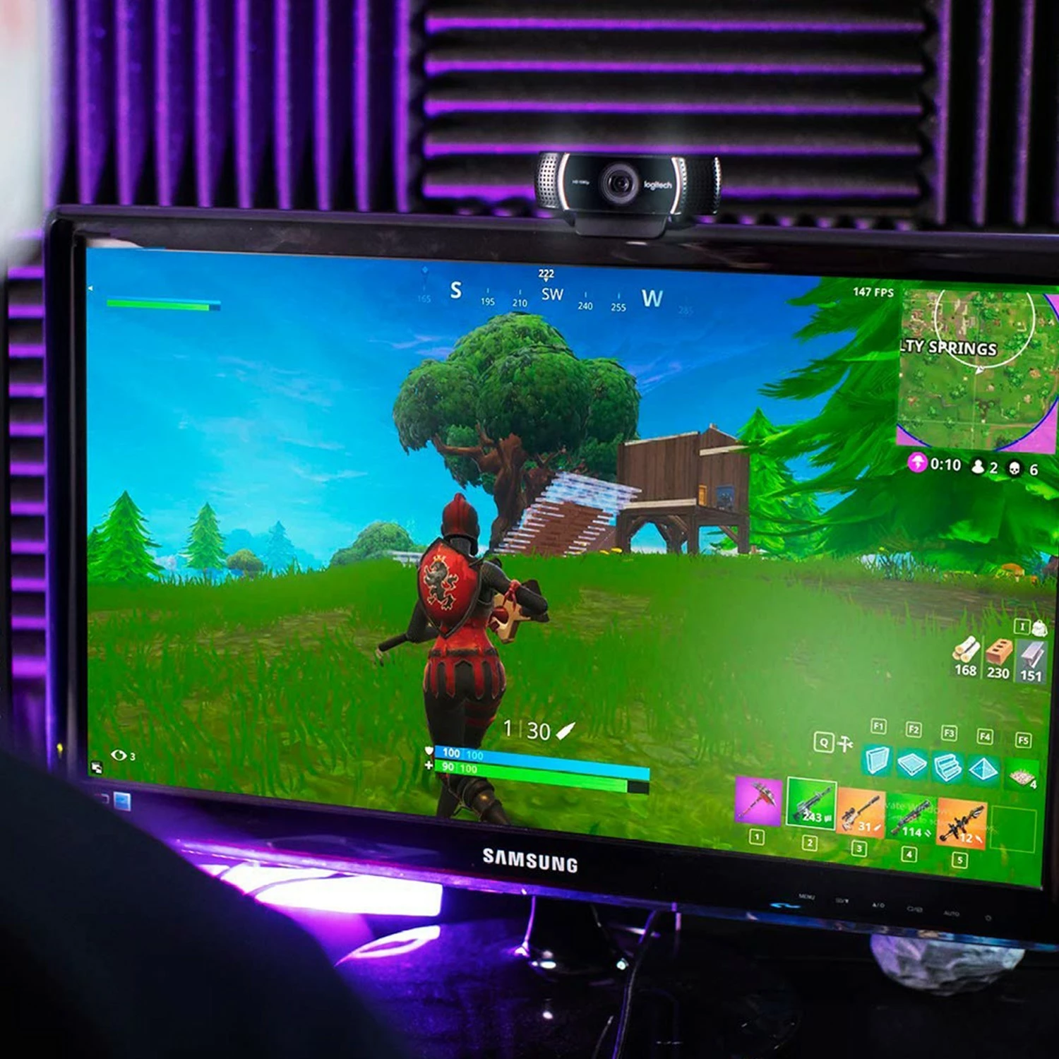 Kamerë Logitech C922 PRO HD STREAM, 1920 x 1080 pixels, Full HD, 60 fps, e zezë