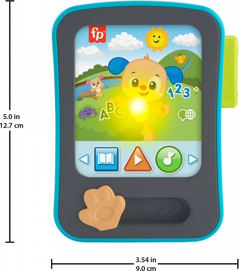 Lodër edukative Fisher Price Puppy Learner Reader, shumëngjyrëshe