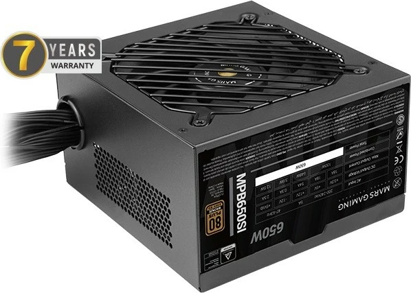 Kasë energjie AeroCool Tacens Mars MPB650SI, 650W, 80 PLUS Bronze, e zezë