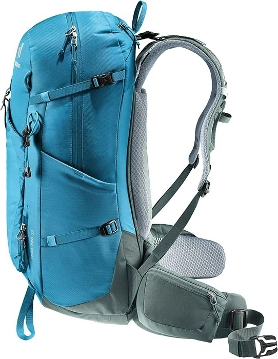 Çantë shpine Deuter Trail Pro 33, 33L, Poliester, Kaltër