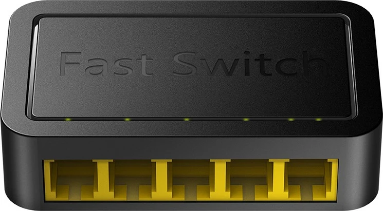 Switch Cudy FS105D, Fast Ethernet, 5 porte, e zezë