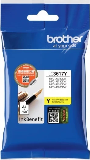 Ngjyrë LC-3617Y për printer Brother, e verdhë