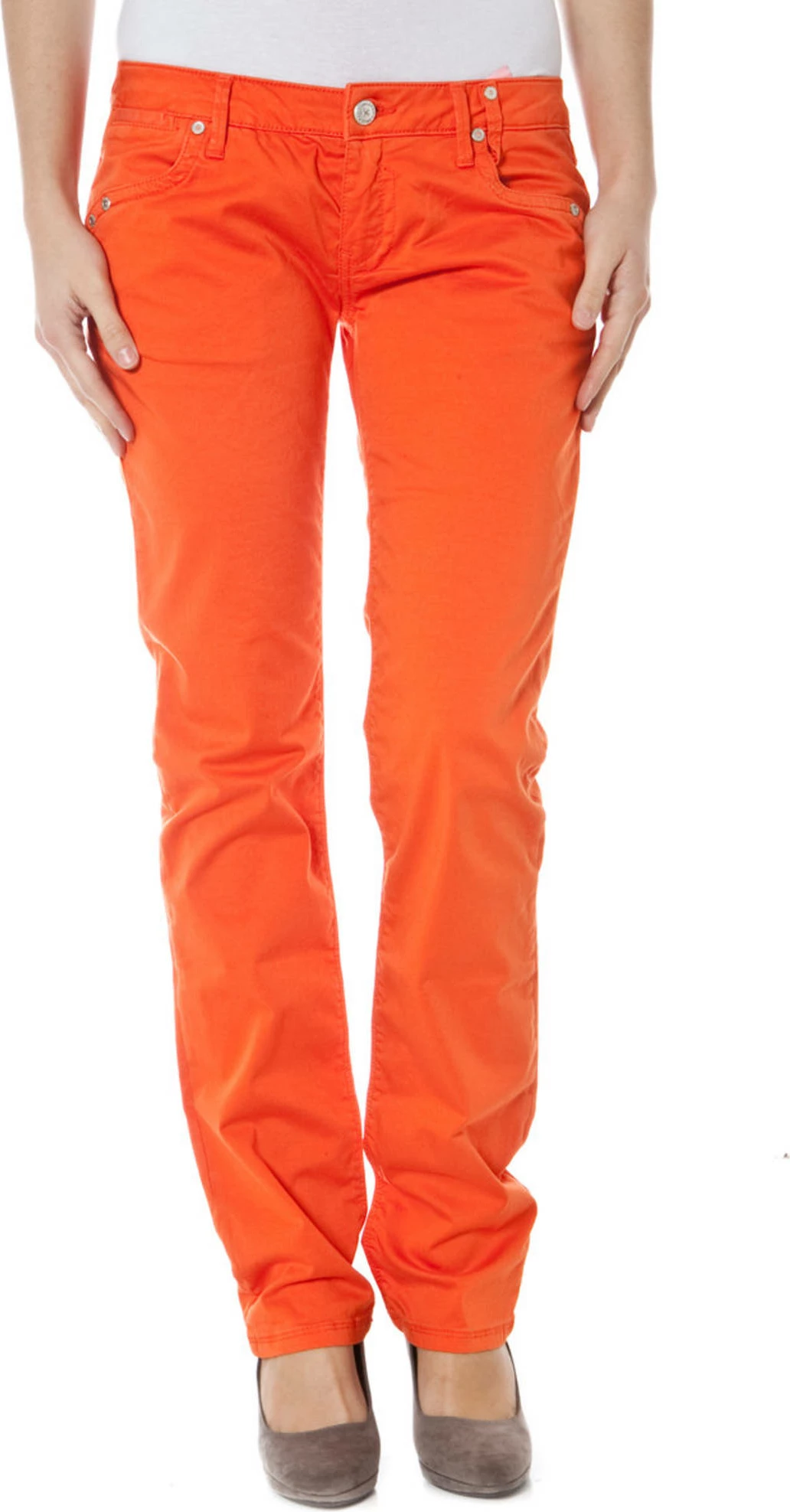 Pantallona femra ZUELEMENTS, portokalli