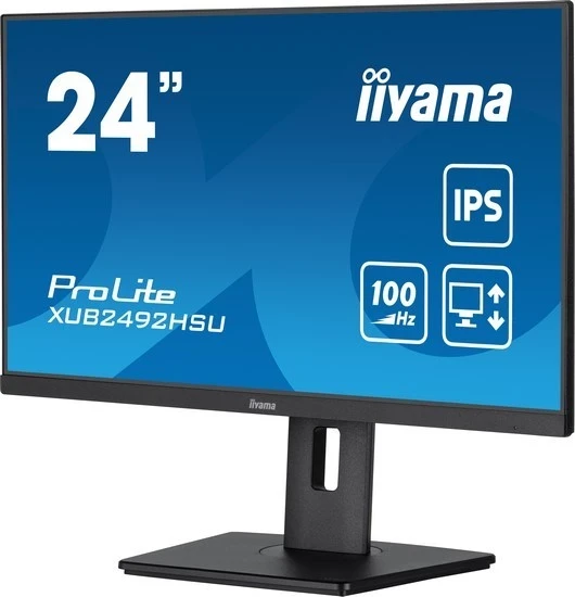 Monitor iiyama XUB2492HSU-B6, ngjyrë e zezë