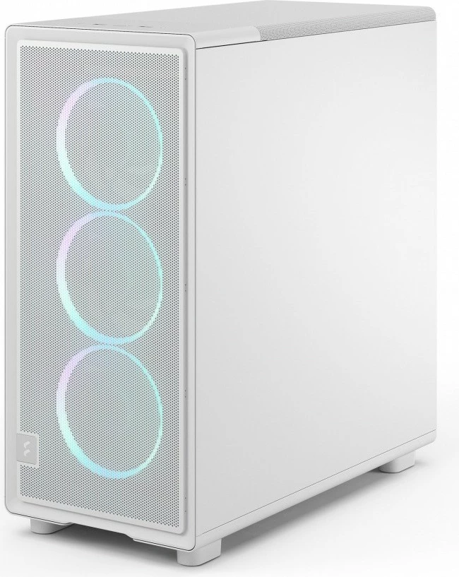 Kasë Fractal Design Epoch White TG RGB Clear Tint, Midi Tower, ATX, e bardhë