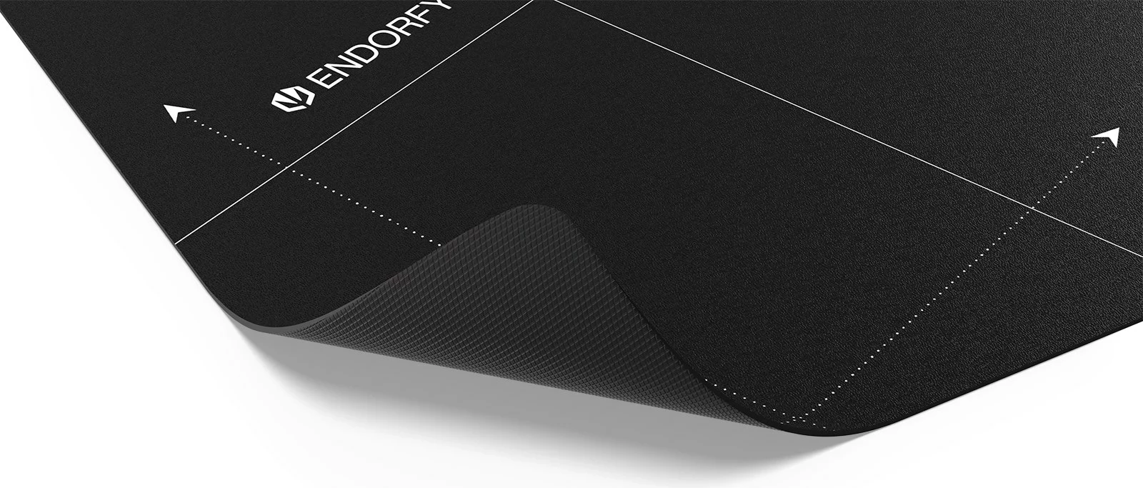 Mbështjellës dyshemeje Endorfy për karrige gaming, i zi