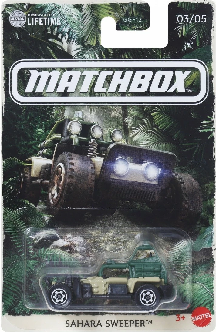Set vetura lodër Matchbox Mattel GGF12, 10 copë, ngjyra të përziera