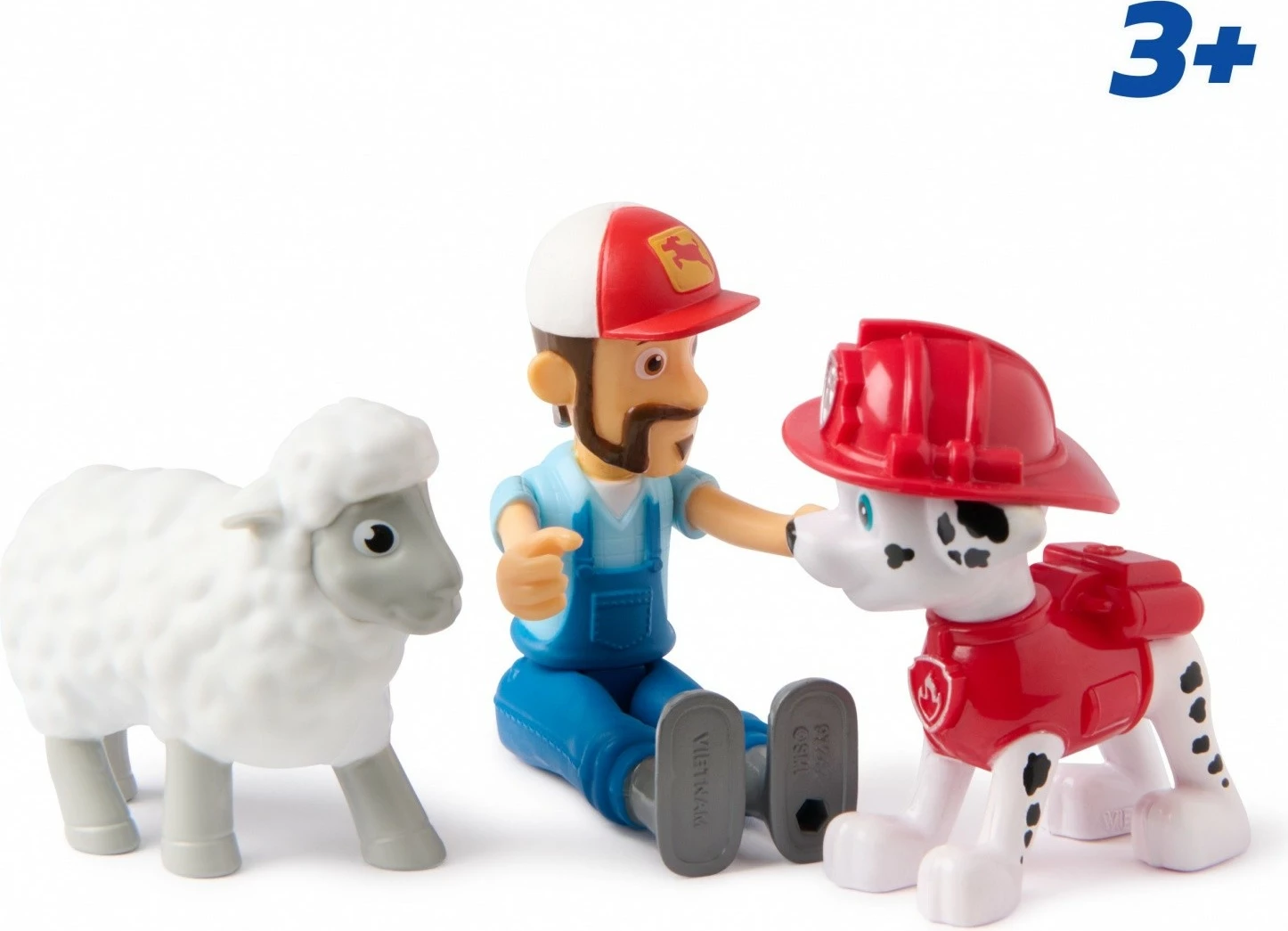 Set figurina Paw Patrol Spin Master Marshall & Farmer Al, plastikë
