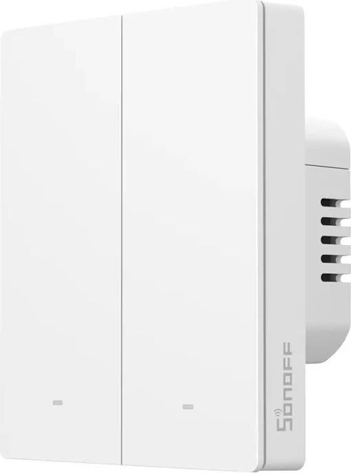 Switch i mençur Sonoff M5-2C-80W, 2 kanale, Matter, i bardhë