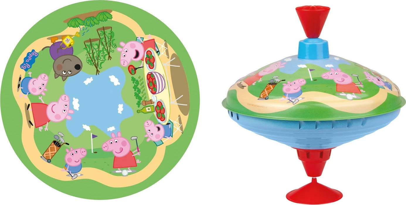 Lodër rrotulluese Lena Peppa Pig, 19 cm, shumëngjyrëshe, në kuti