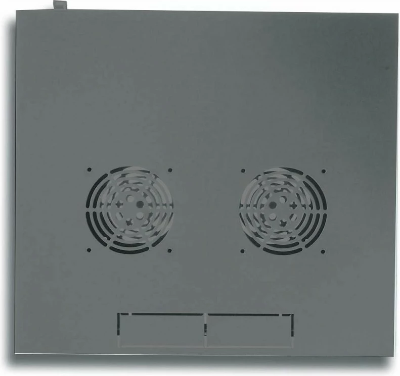 Kasë muri Techly 19", 6U, 450mm, derë xhami, e zezë