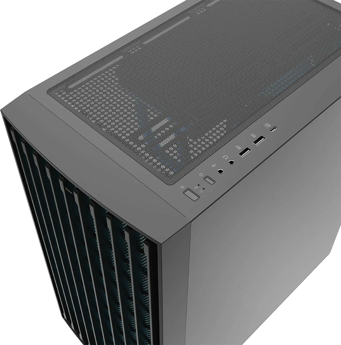 Kasë MODECOM Breeze ARGB FLOW Midi, ATX, xham i temperuar, e zezë