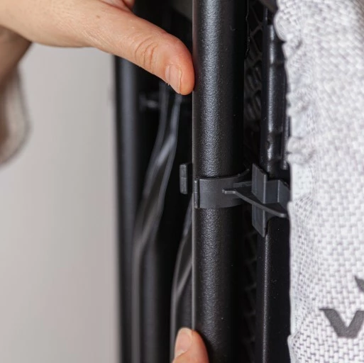 Dërrasë hekurosjeje Vileda Diamond S, 114x33 cm, me mbajtëse hekuri, e zezë/rozë/vjollcë/bardhë