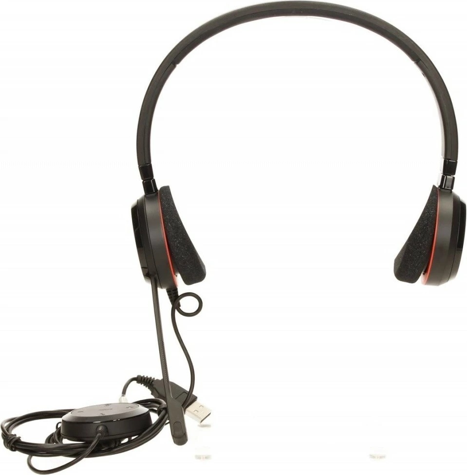Kufje Jabra Evolve 20 Duo MS me mikrofon, USB, e zezë