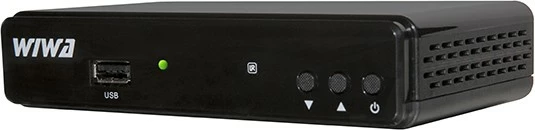 Tuner digjital Wiwa H.265 LITE, DVB-T2, Full HD, me telekomandë, i zi
