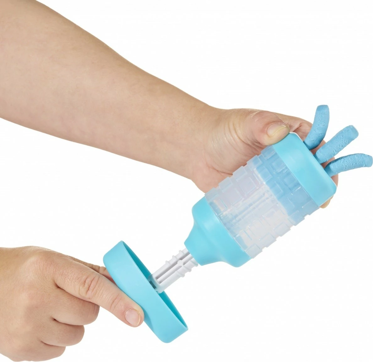 Set plastelinë modeluese MGA Wonder Factory Never Dry Dough me ekstruder, Kaltër