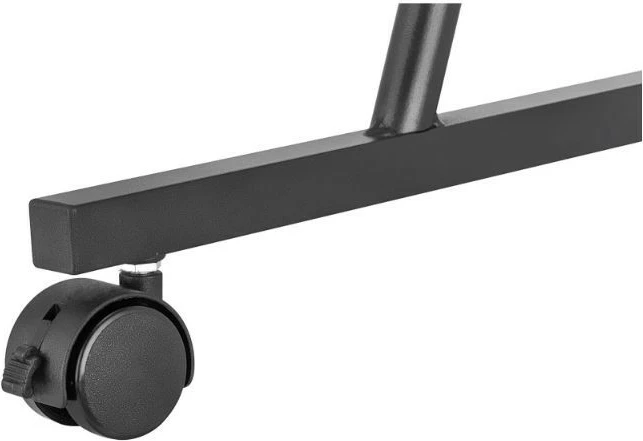 Tavolinë kompjuterike Techly ICA-TB 131B, 60x48cm, me raft tastiere, e zezë