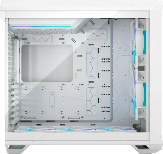 Kasë Fractal Design Torrent White RGB TG Clear Tint, Midi Tower, Tempered Glass, e bardhë