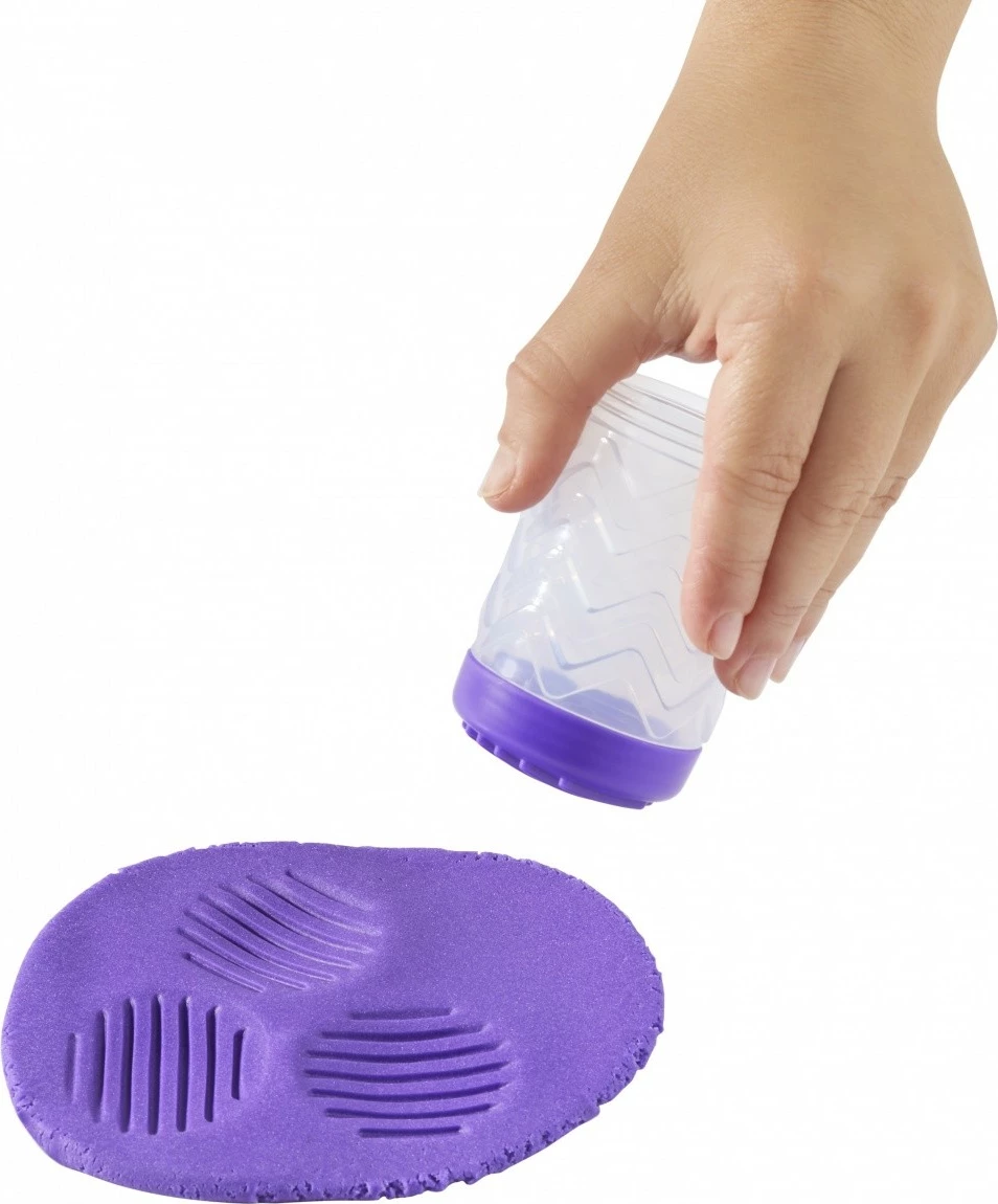 Set lodrash krijuese MGA Wonder Factory Never Dry, brumë & rërë kinetike, vjollcë/turkuaz