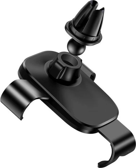 Mbajtës telefoni për veturë USAMS US-ZJ052, për grilë ventilimi, i zi