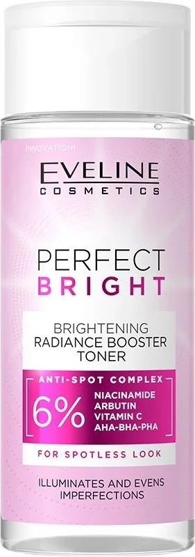 Tonik për fytyrë për femra Eveline Cosmetics Perfect Bright Brightening, 150ml