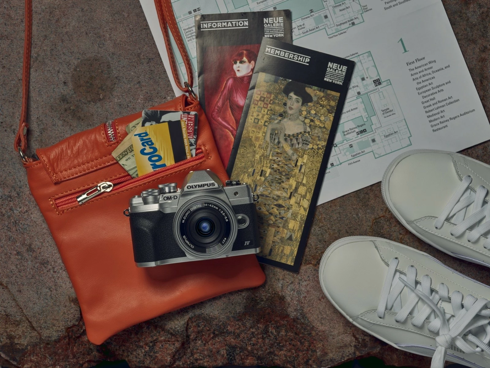 Aparat fotografik Olympus OM-D E-M10 Mark IV me lente 14-150mm, argjend