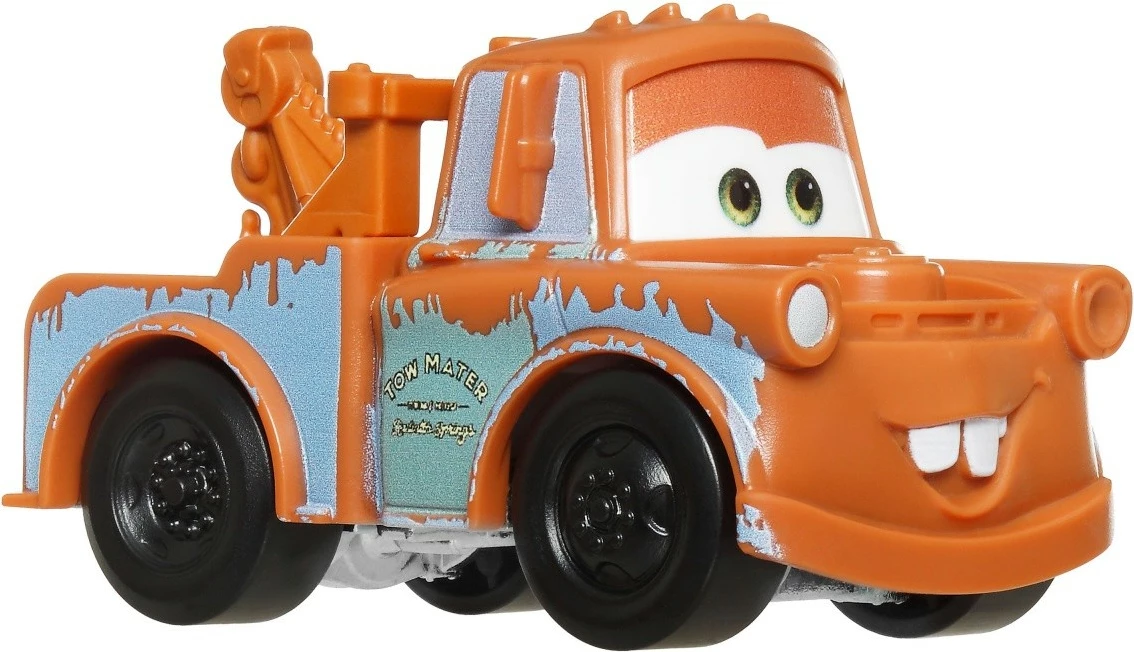 Set makina lodër metalike Disney Pixar Cars, Mattel JDM11, shkallë 1:55, rrota lëvizëse, display 24 copë, Mix