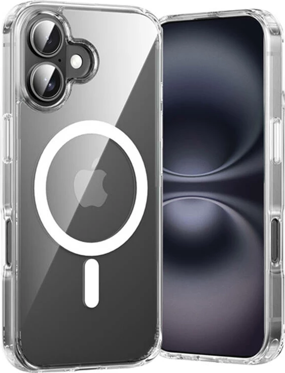 Mbështjellës Vention KUGT0-10 për iPhone 16, MagSafe, transparent