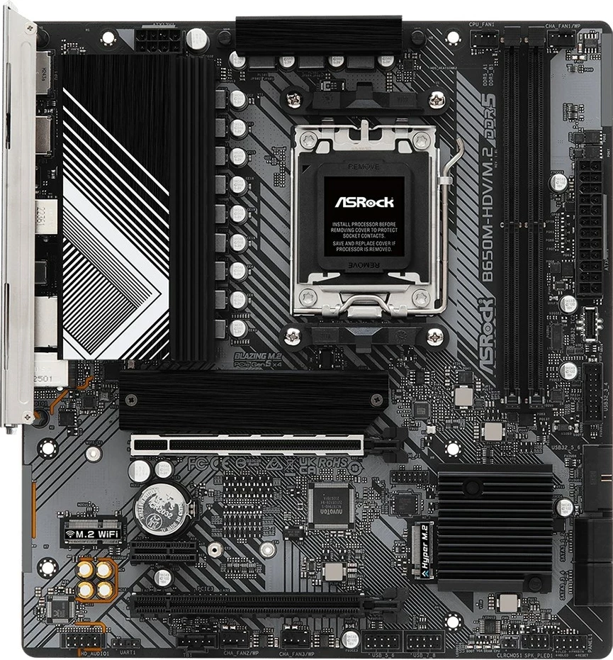Pllakë amë Asrock B650M-HDV/M.2, Socket AM5, micro ATX