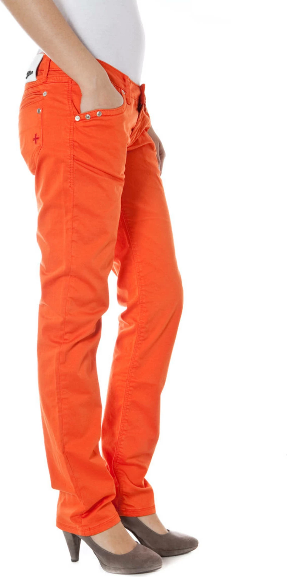 Pantallona femra ZUELEMENTS, portokalli