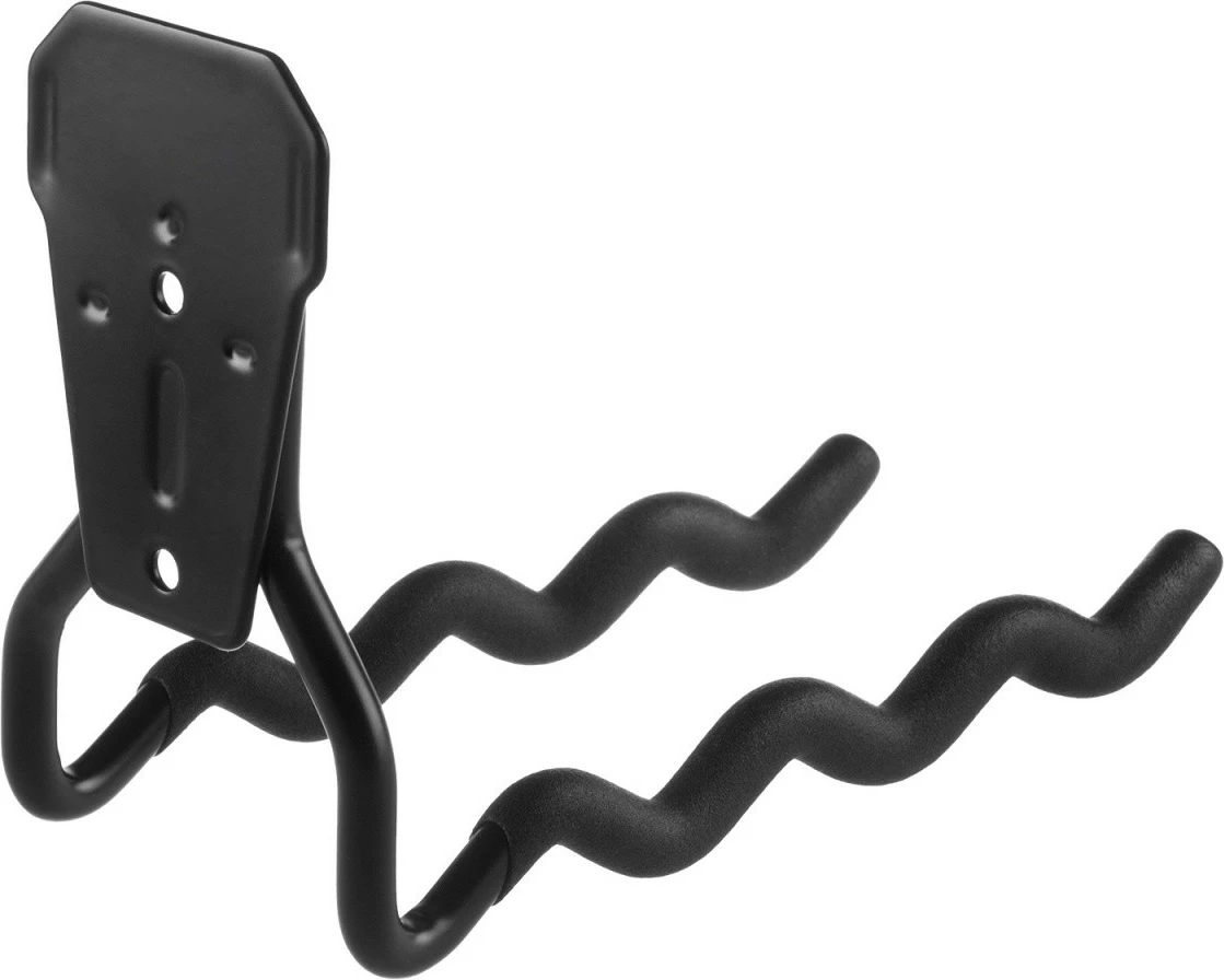 Mbajtës muri çeliku Maclean MC-486 për vegla, goma, biçikletë, i zi