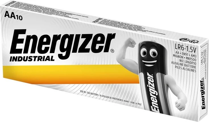 Bateri industriale Energizer LR6 AA, 1.5V, 10 copë